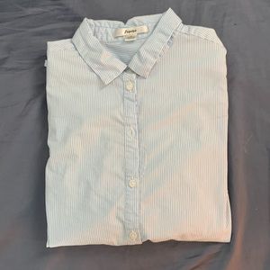 Woman Stripe Shirt Blouse long sleeves